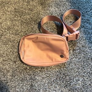 Pink belt bag